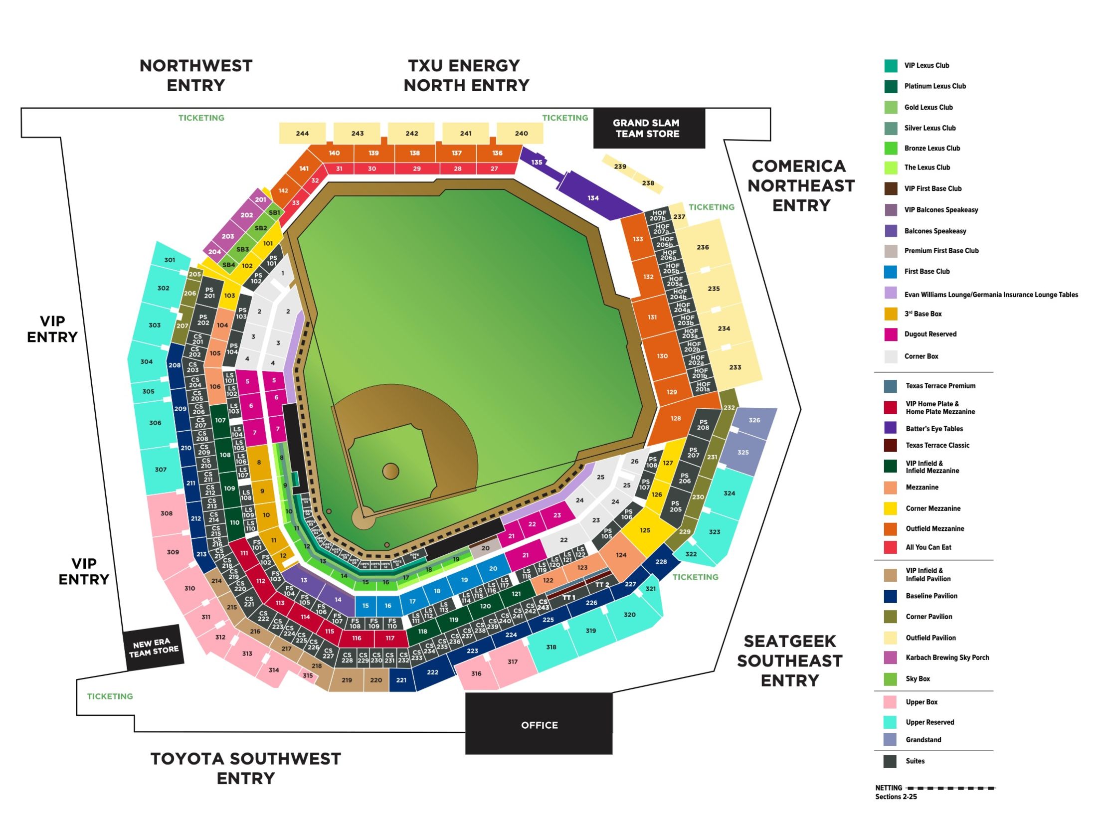 Houston Texans Interactive Seating Chart with Seat Views