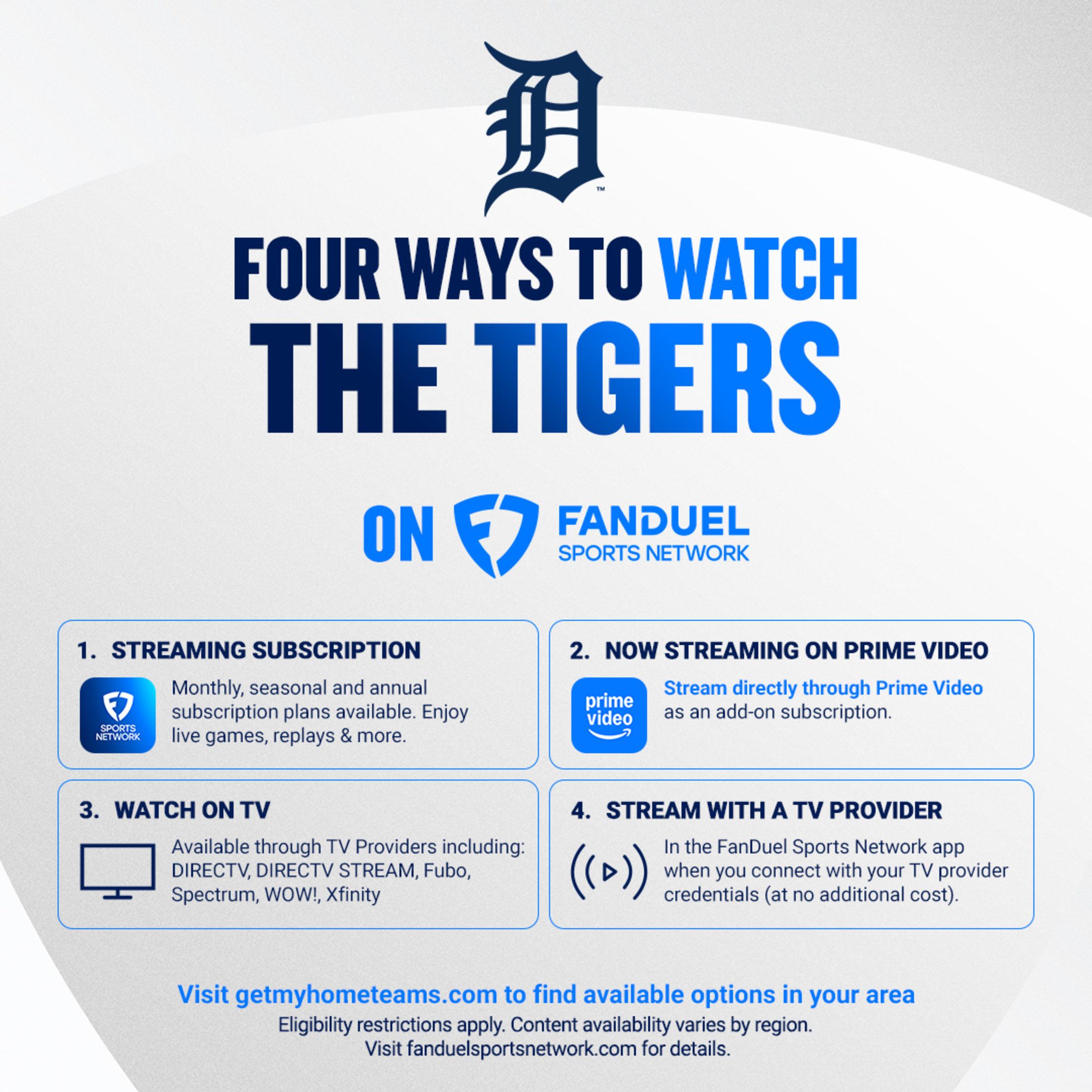 Broadcast Information Detroit Tigers