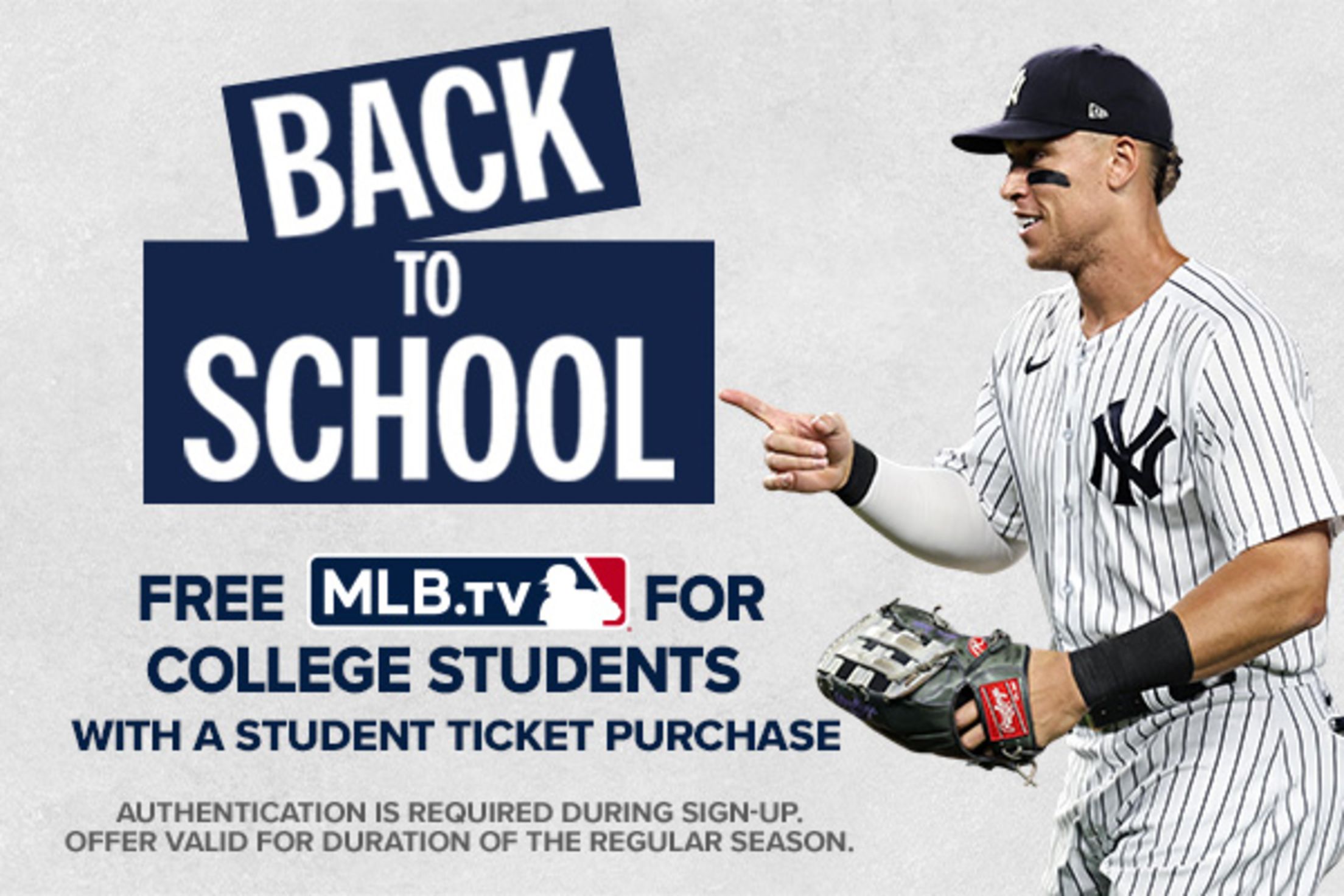College Students Ticket Offer New York Yankees