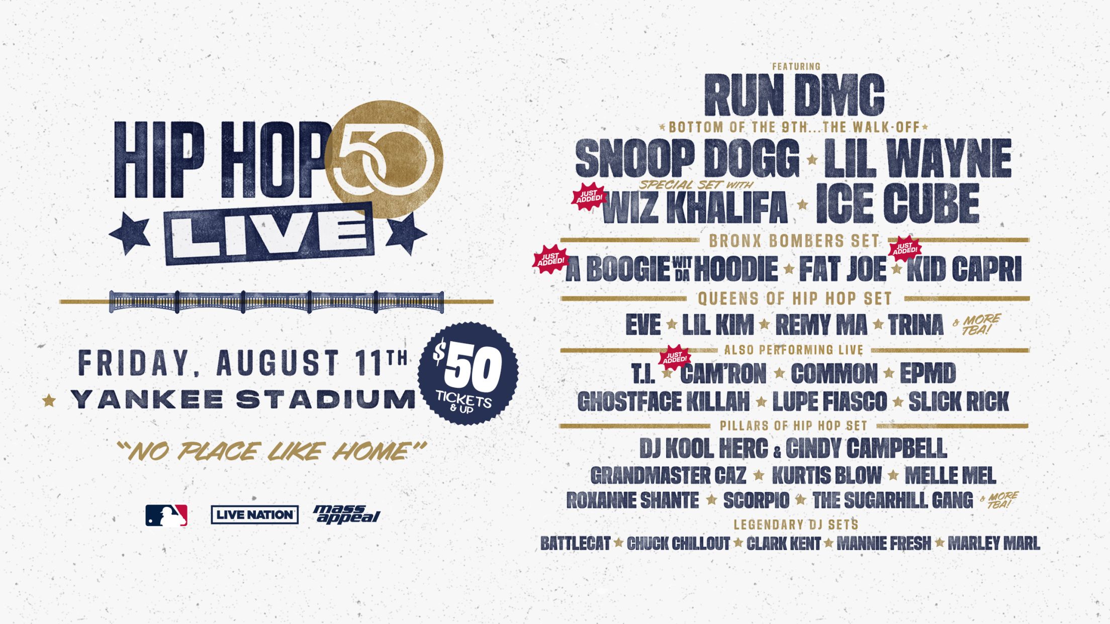 Hip Hop 50 Live at Yankee Stadium New York Yankees