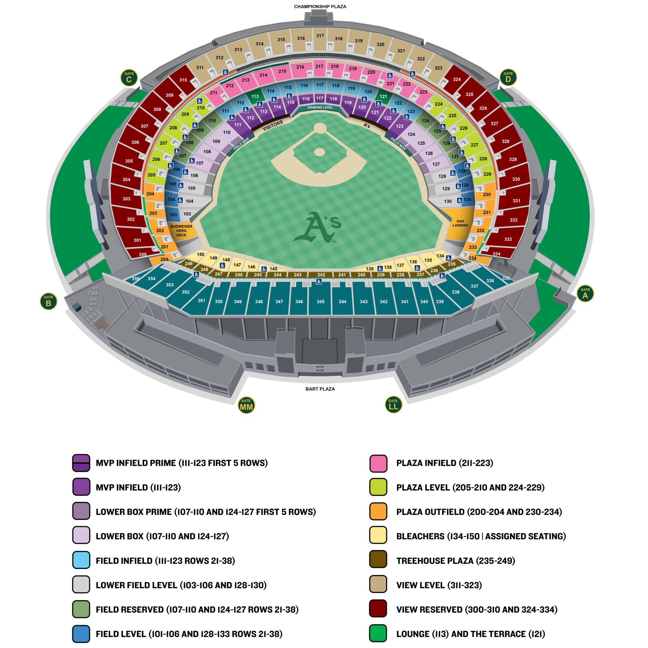 Oakland Coliseum Seating Map Warriors Awesome Home