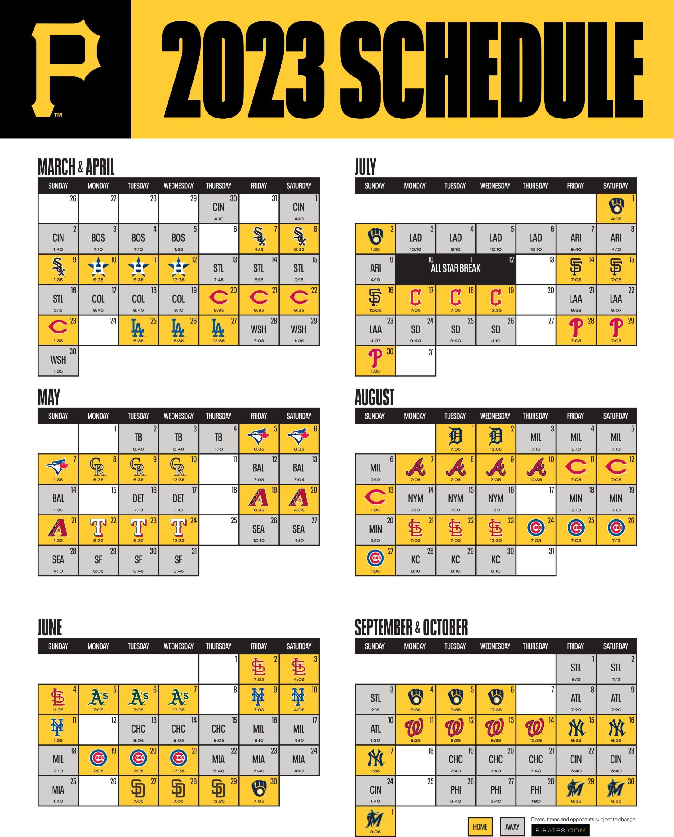 Pittsburgh Pirates Spring Training Schedule 2024 Alfi Lottie