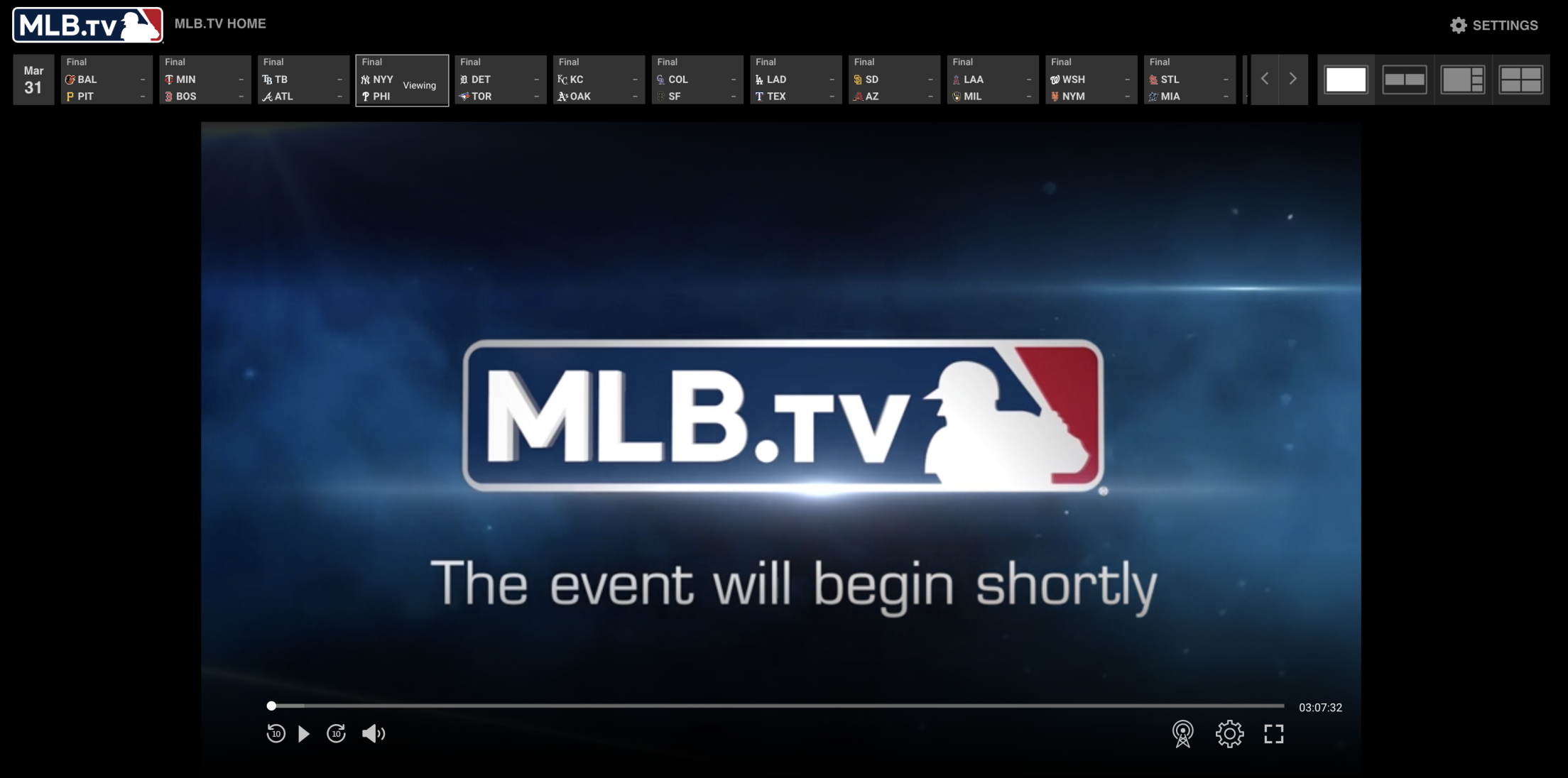 MLB.TV Subscription Access How to View