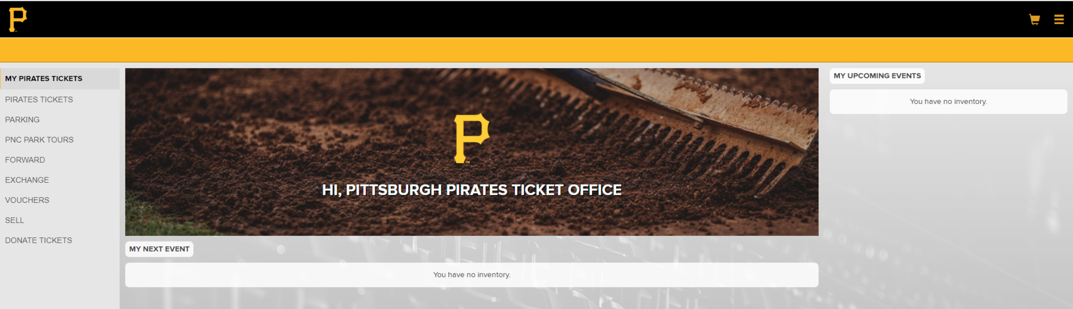 Pittsburgh Pirates Game Ticket Gift Voucher