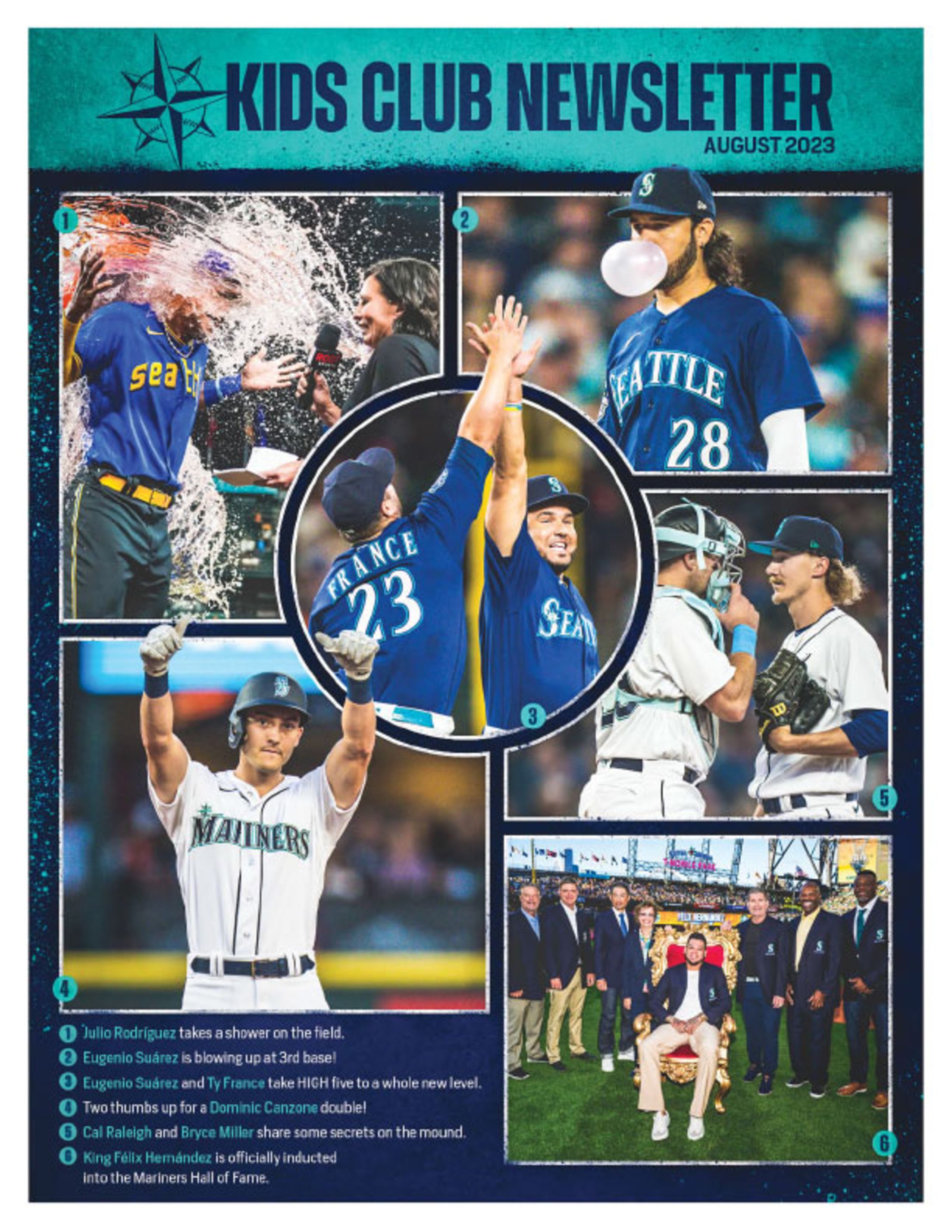 Mariners Kids Club Newsletter Seattle Mariners