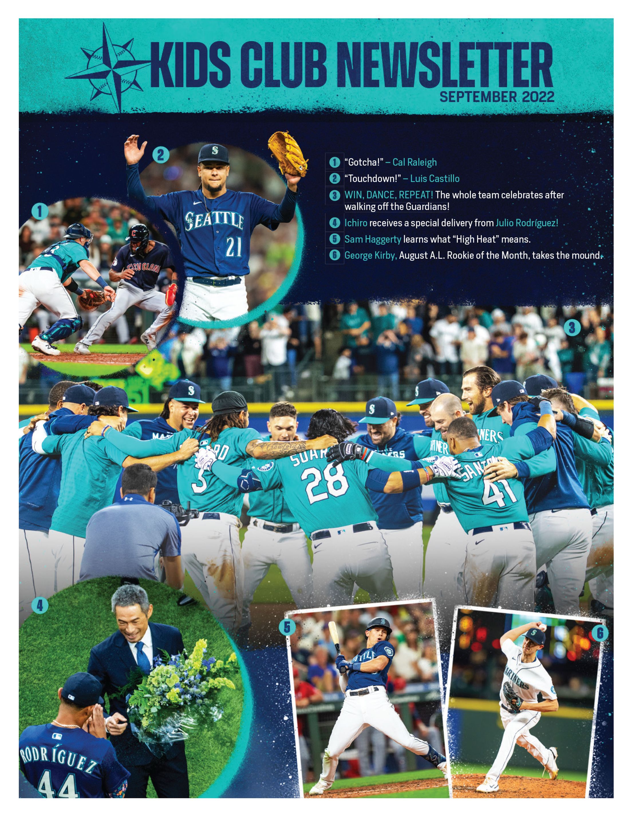Mariners Kids Club Newsletter Seattle Mariners