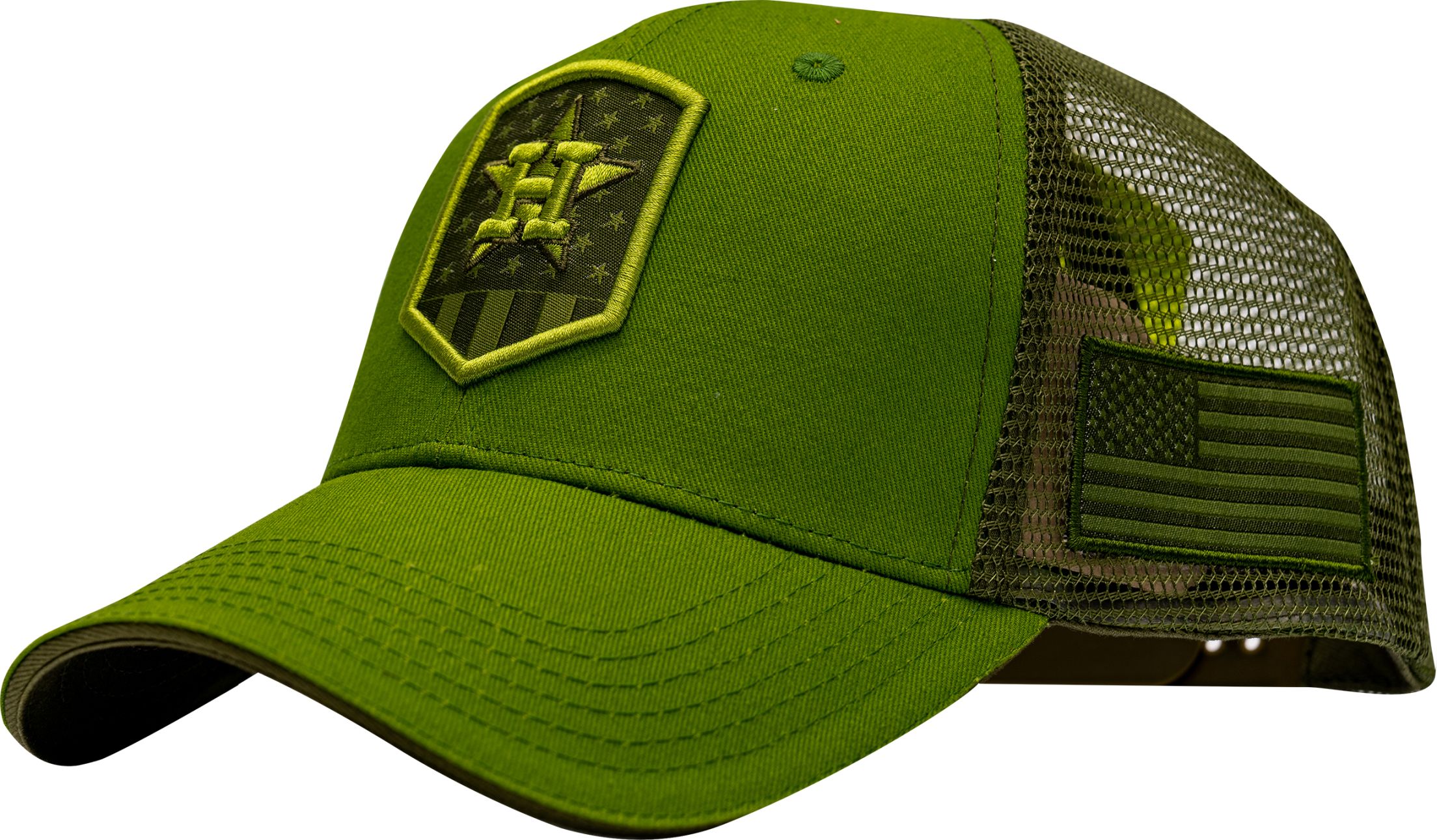 Girls Youth Houston Astros New Era Green 2021 Armed Forces Day