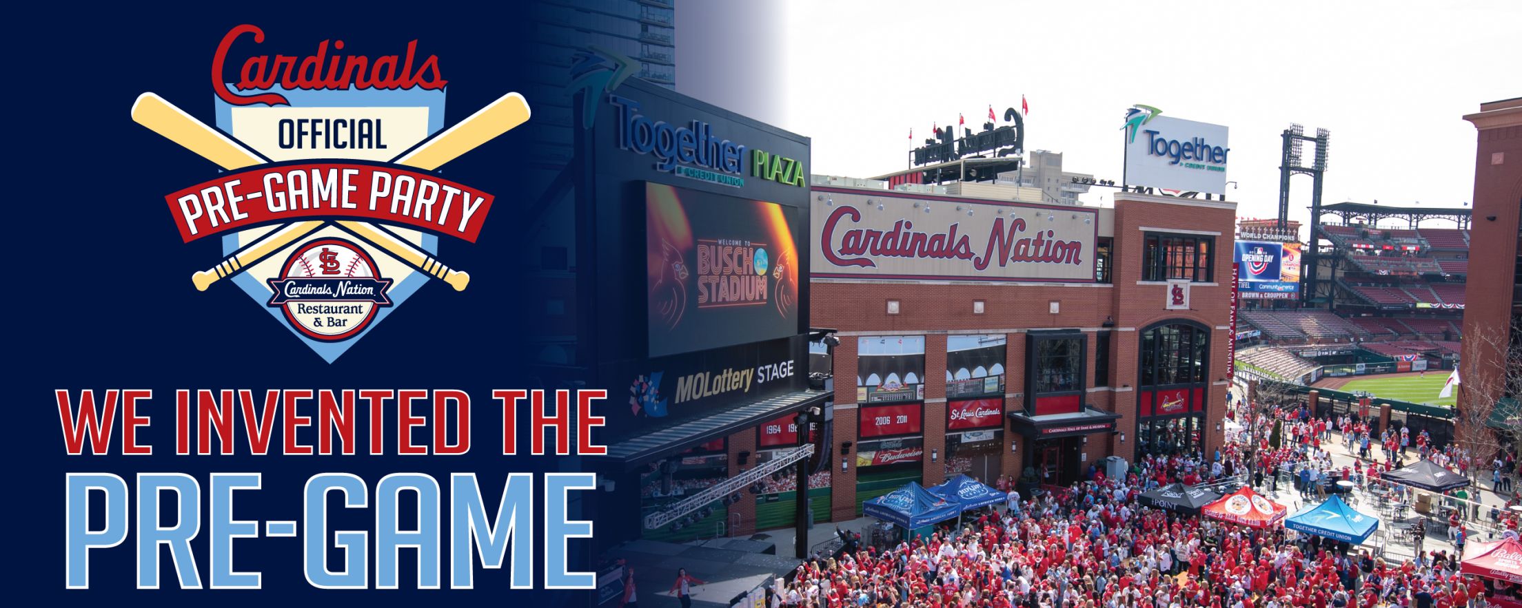 FREE St. Louis Cardinals Opening Day Watch Party on Thursday, March 30!