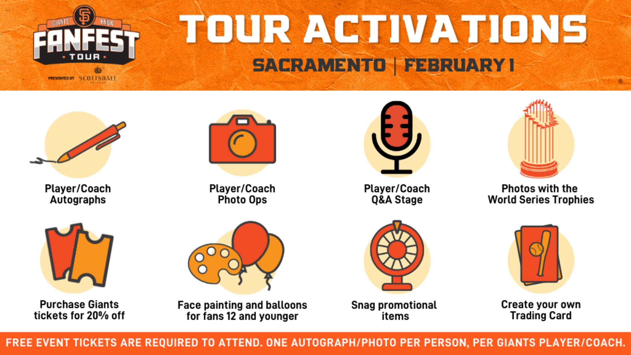 2025 Giants & KNBR FanFest Tour Sacramento San Francisco Giants