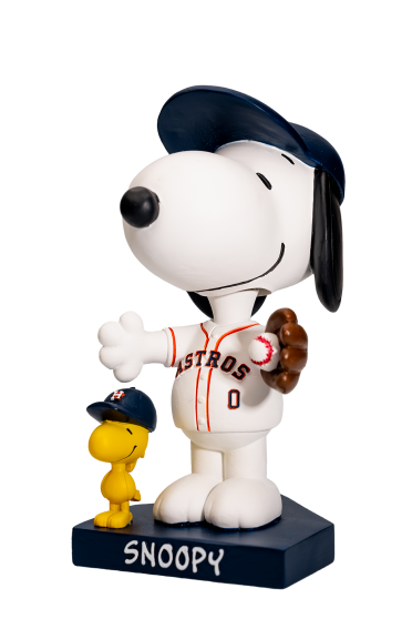 Charlie Brown And Snoopy Playing Baseball Houston Astros Mlb 2023