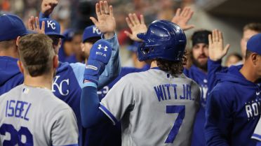 Kyle Isbel of the Kansas City Royals poses for a photo during the News  Photo - Getty Images