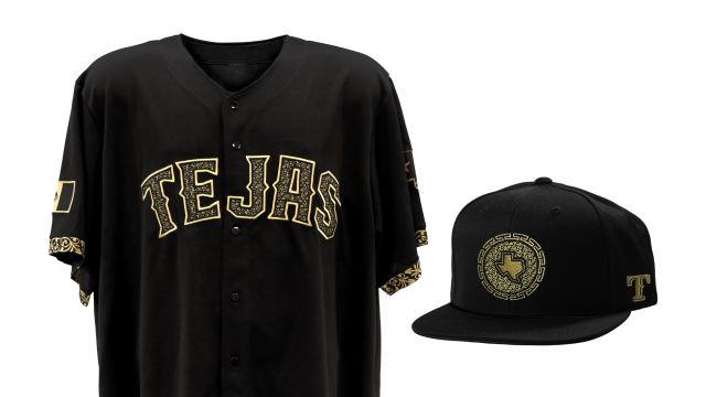 TEXAS RANGERS MEXICAN HERITAGE JERSEY MD & HAT on sale COMBO- SGA'S 9-23-22 new in bag