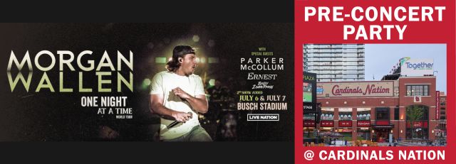 Morgan Wallen Concert at Busch Stadium | St. Louis Cardinals