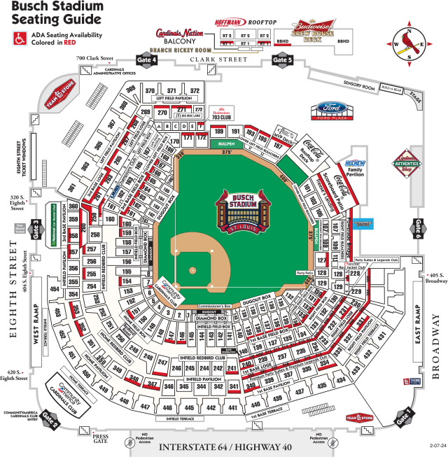 Access Guide for Guests with Disabilities | St. Louis Cardinals