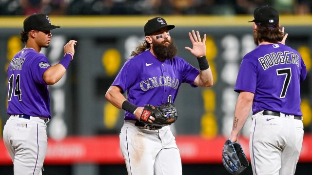 This is a 2021 photo of Andy Gonzalez of the Colorado Rockies baseball team.  This image reflects the Colorado Rockies active roster as of Thursday, Feb.  25, 2021 when this image was