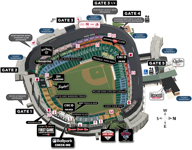 Guaranteed Rate Field In-Park Guide | Chicago White Sox