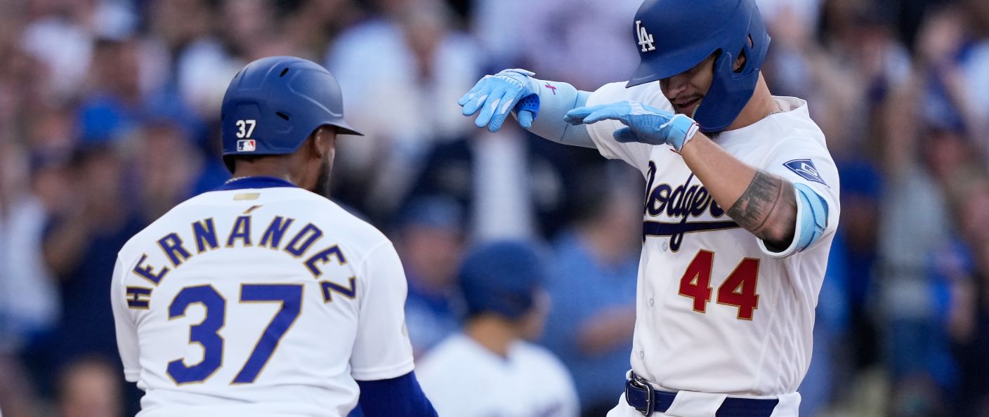 Action du match entre les Diamondbacks et les Dodgers, au UNIQLO Field at Dodger Stadium.