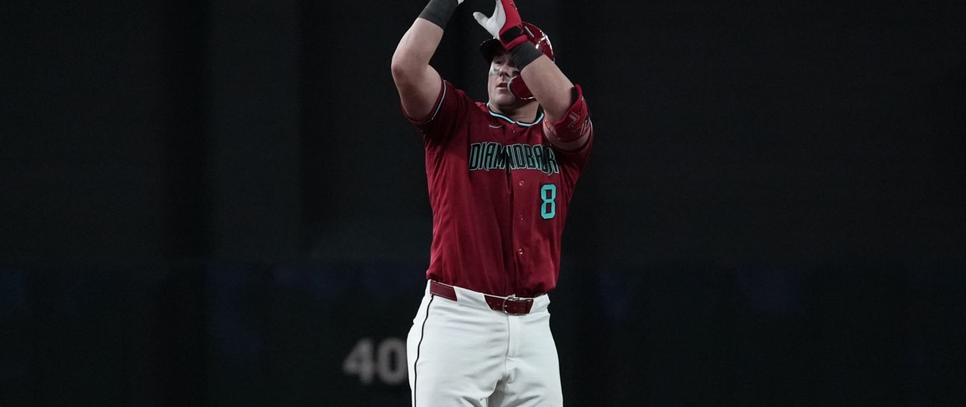 Action du match entre les Phillies et les Diamondbacks, au Chase Field.