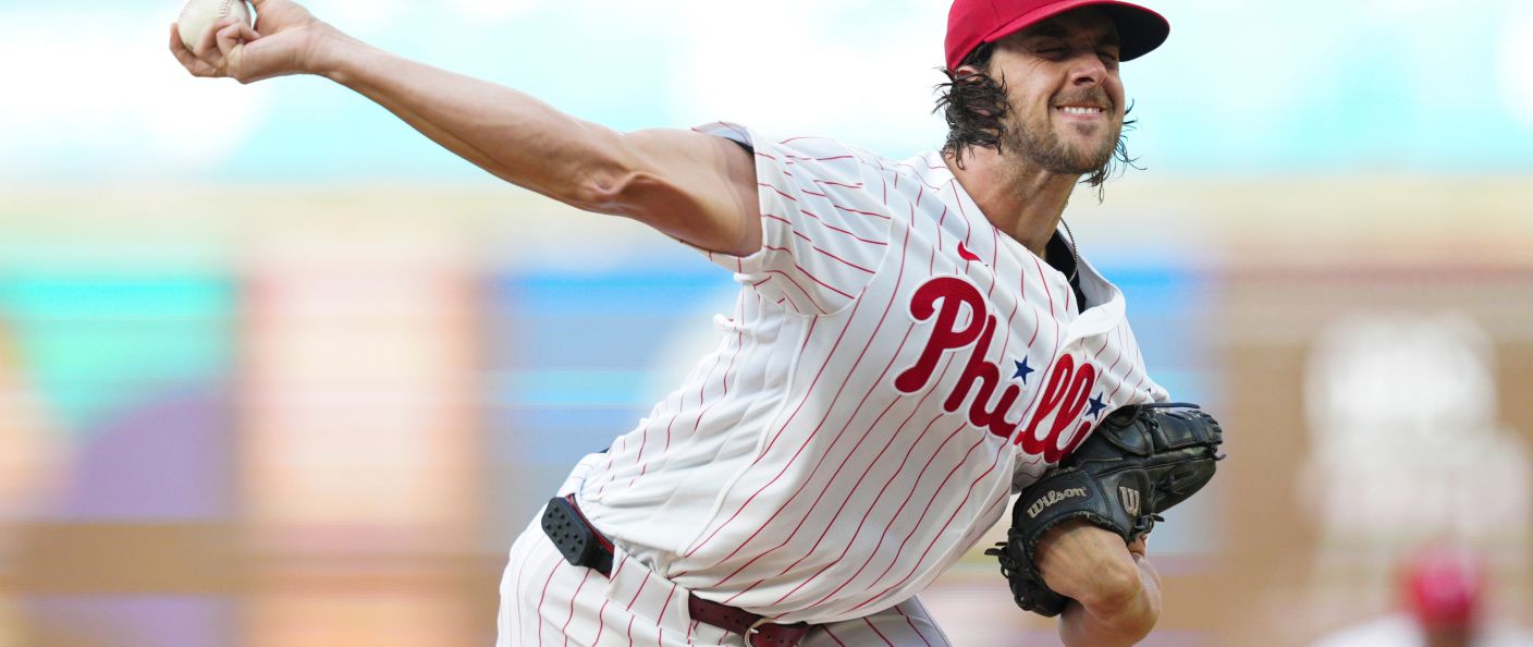Action du match entre les Marlins et les Phillies, au Citizens Bank Park.