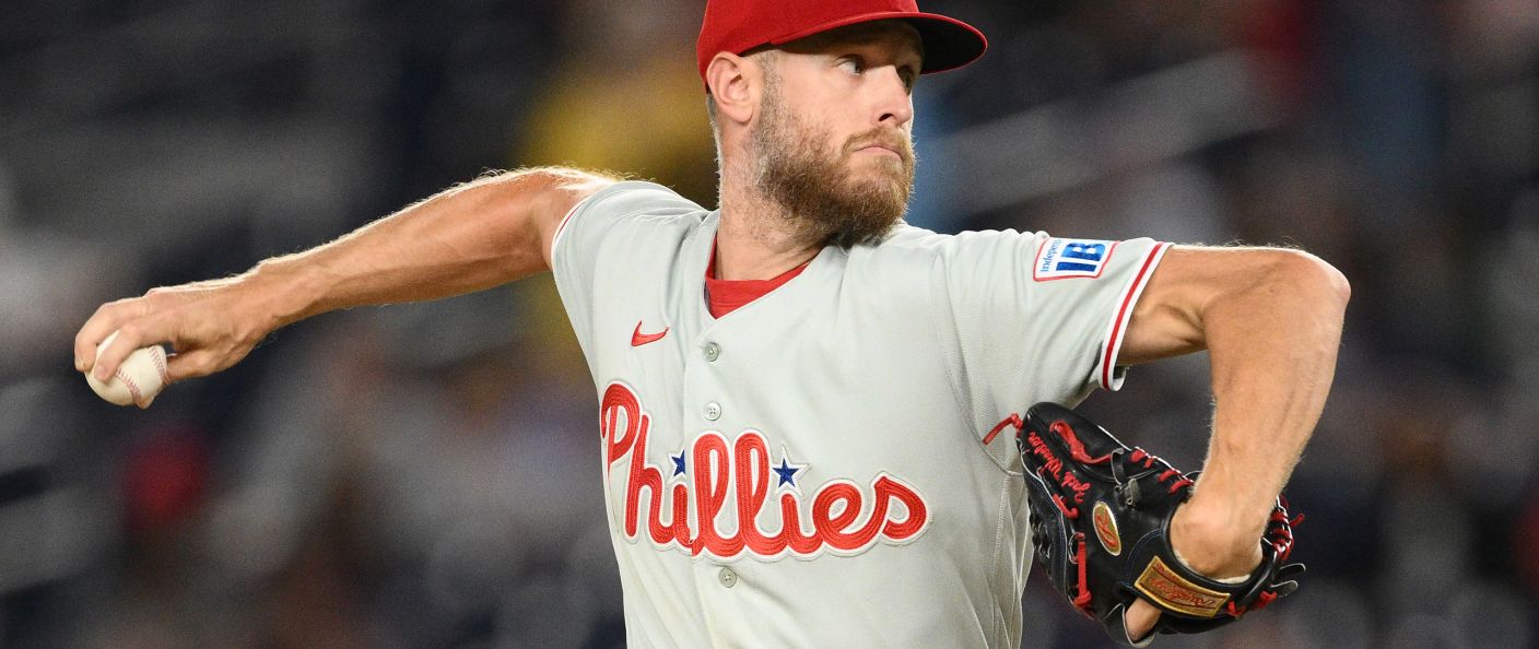 Action du match entre les Phillies et les Nationals, au Nationals Park.