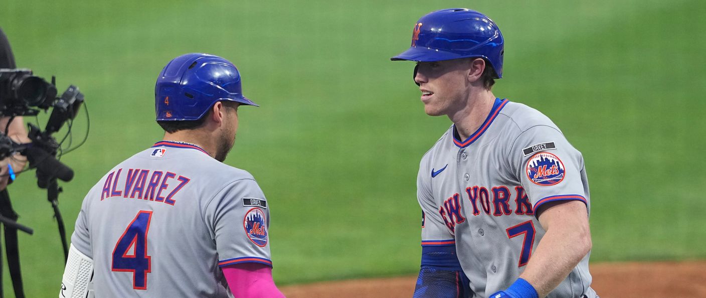 Action du match Phillies - Mets au Citizens Bank Park.