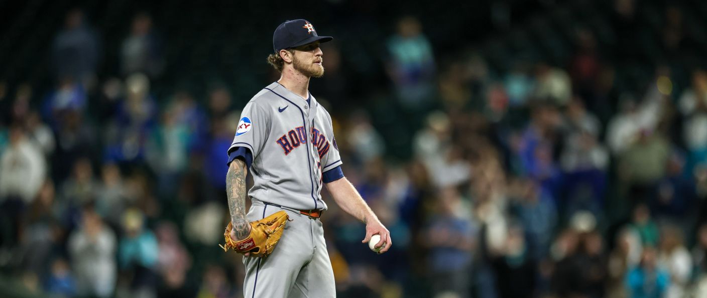 Action du match entre les Astros et les Mariners, au T-Mobile Park.