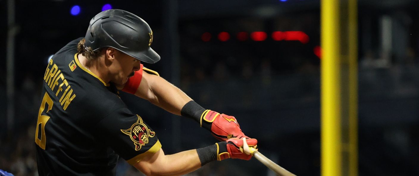 Action du match entre les Royals et les Pirates, au PNC Park.