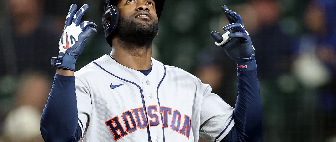 Action du match entre les Astros et les Mariners, au T-Mobile Park.