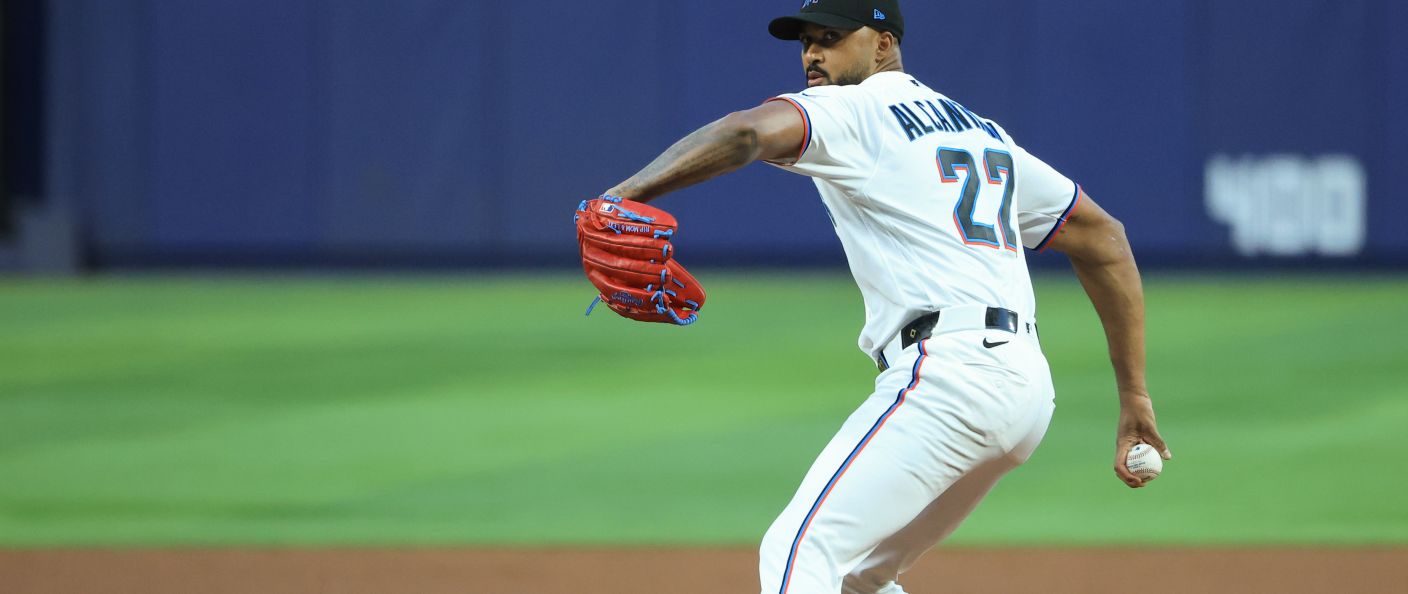 Action du match entre les Rockies et les Marlins, au loanDepot park.