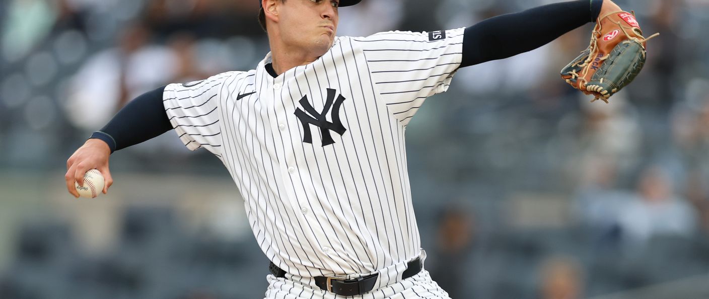 Action du match entre les Orioles et les Yankees, au Yankee Stadium.