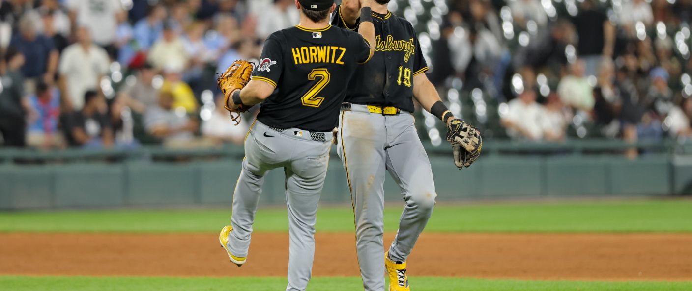 Action du match entre les Pirates et les White Sox, au Rate Field.