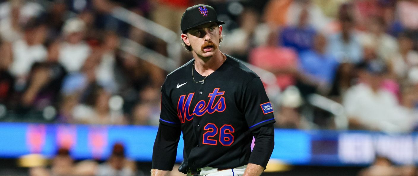 Action du match entre les Giants et les Mets, au Citi Field.