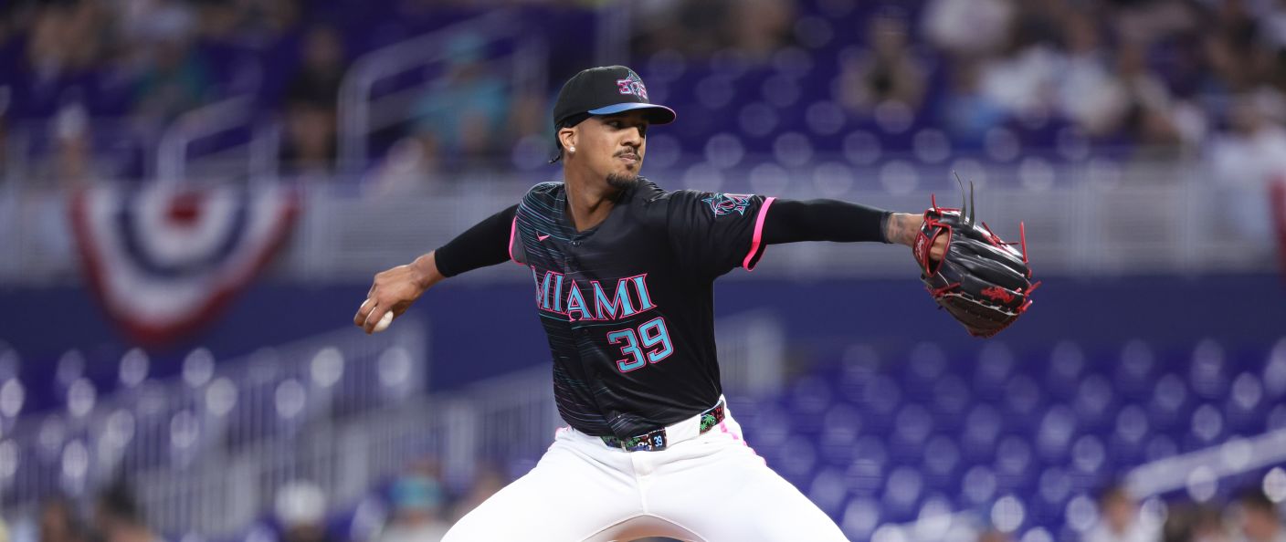 Action du match entre les Rockies et les Marlins, au loanDepot park.