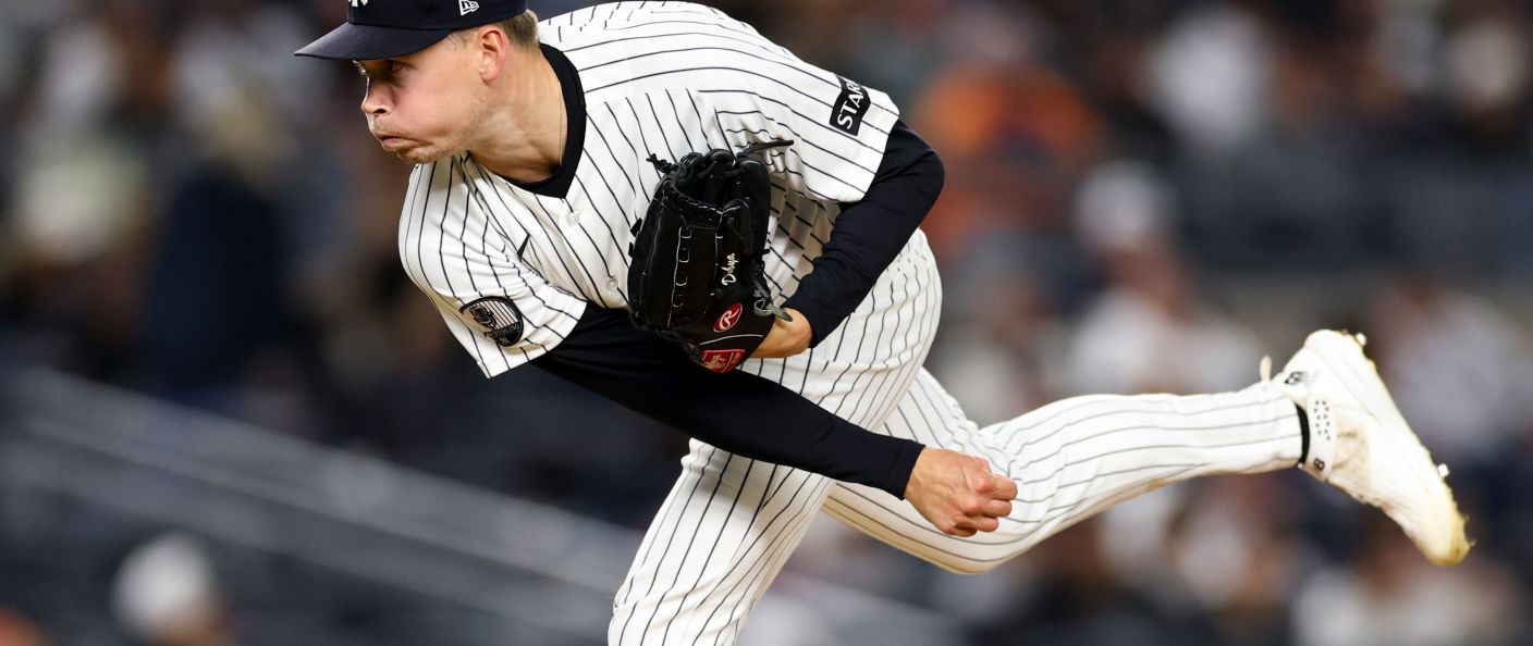 Action du match entre les Orioles et les Yankees, au Yankee Stadium.