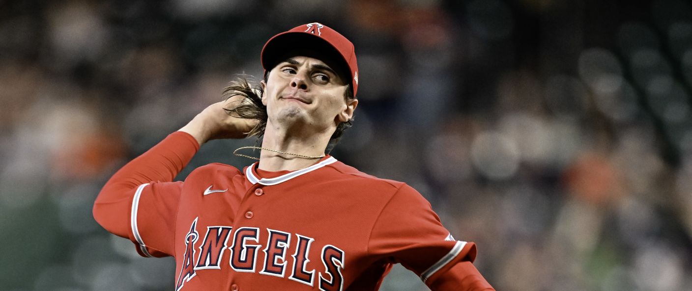 Action du match entre les Angels et les Astros, au Daikin Park.
