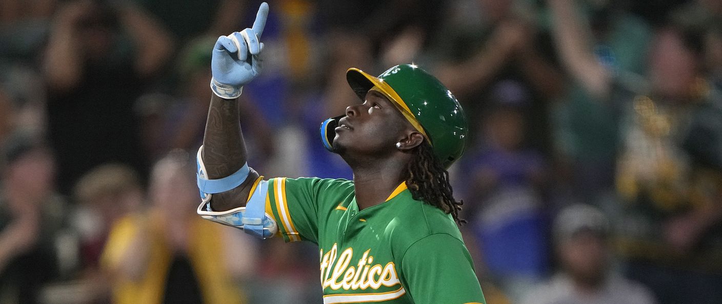 Action du match entre les Twins et les Athletics, au Sutter Health Park.