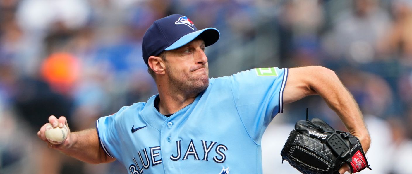 Action du match entre les Tigers et les Blue Jays, au Rogers Centre.