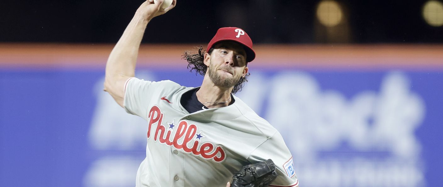 Action du match entre les Phillies et les Mets, au Citi Field.