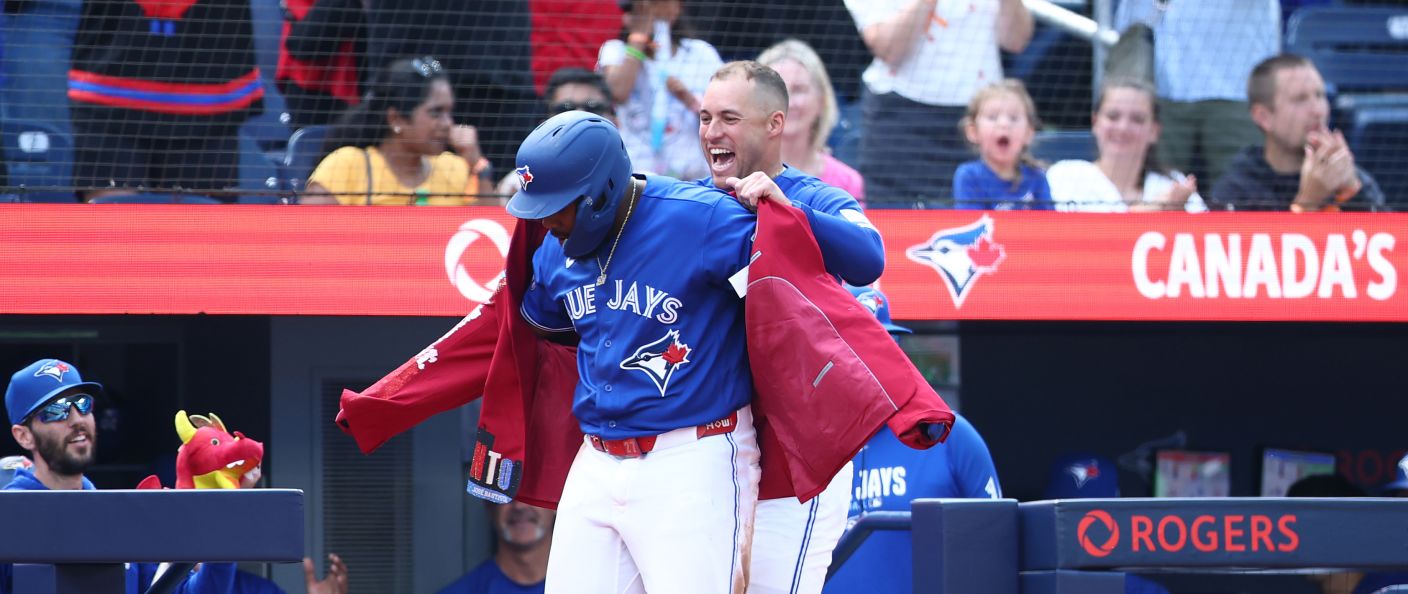 Action du match entre les Orioles et les Blue Jays, au Rogers Centre.