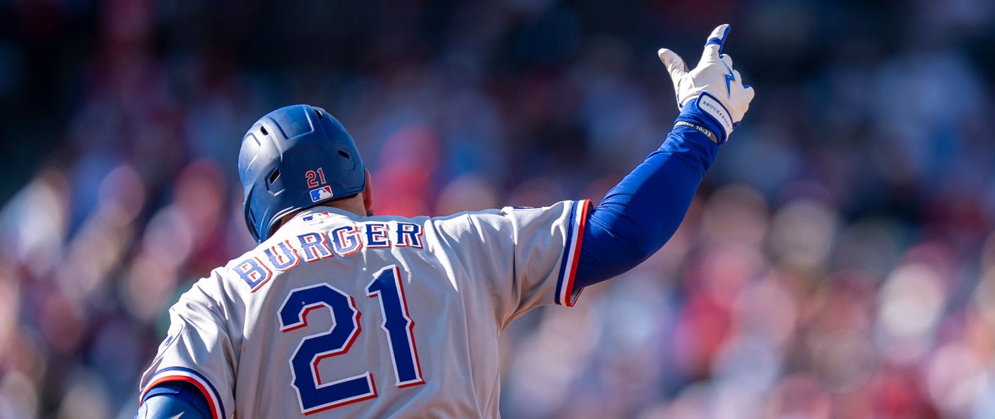Action du match entre les Rangers et les Phillies, au Citizens Bank Park.