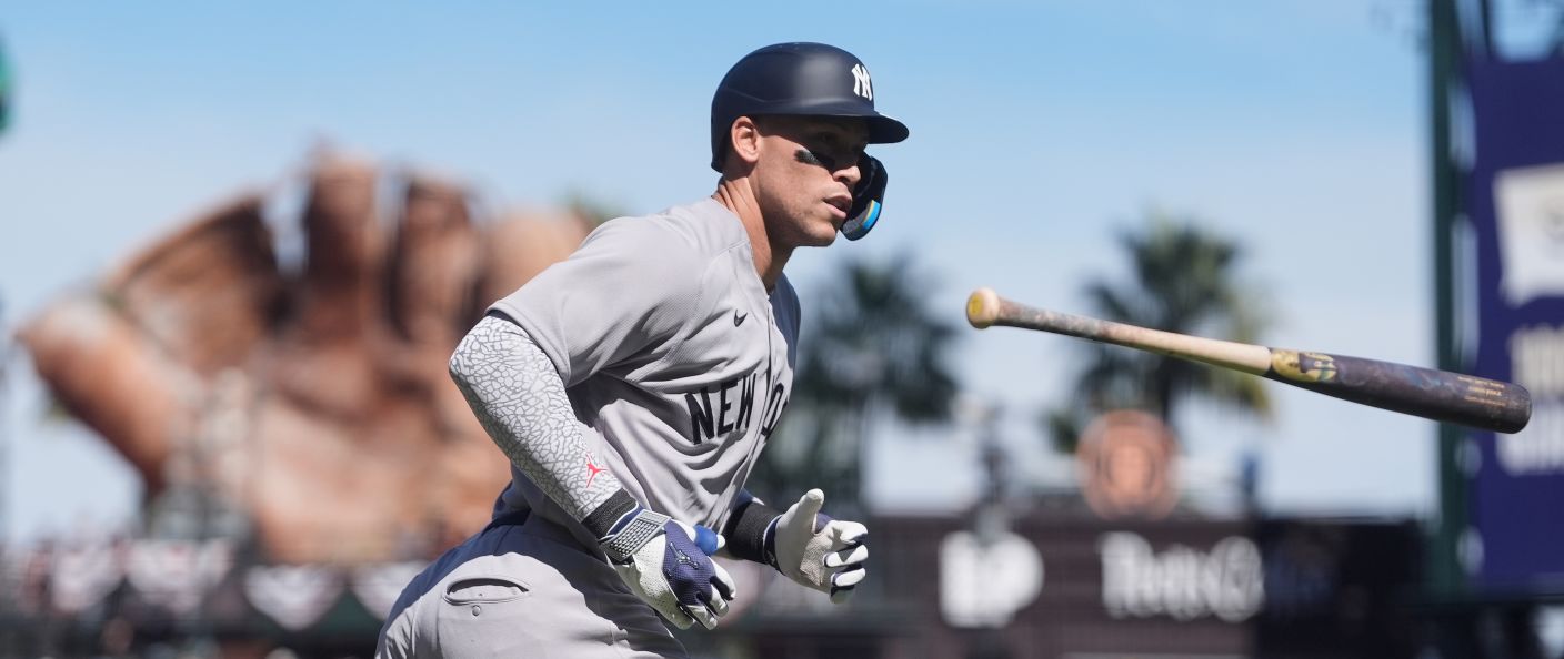 Action du match entre les Yankees et les Giants, au Oracle Park.