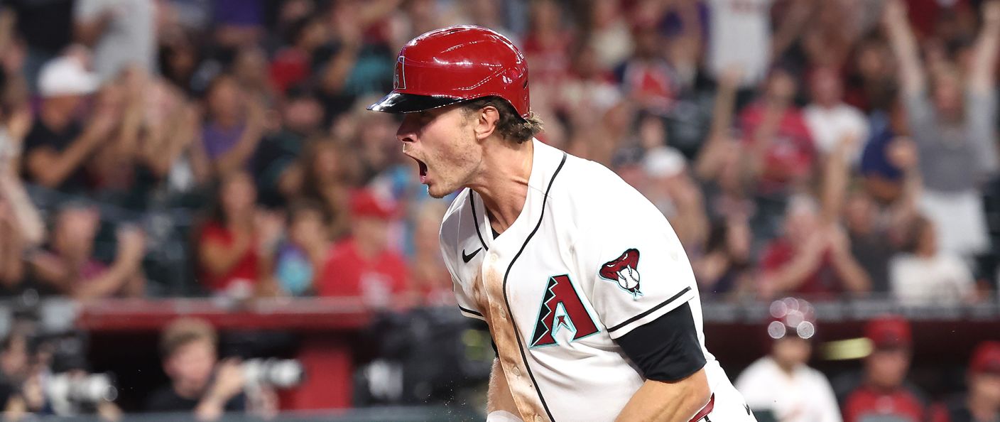Action du match Diamondbacks - Cardinals au Chase Field.