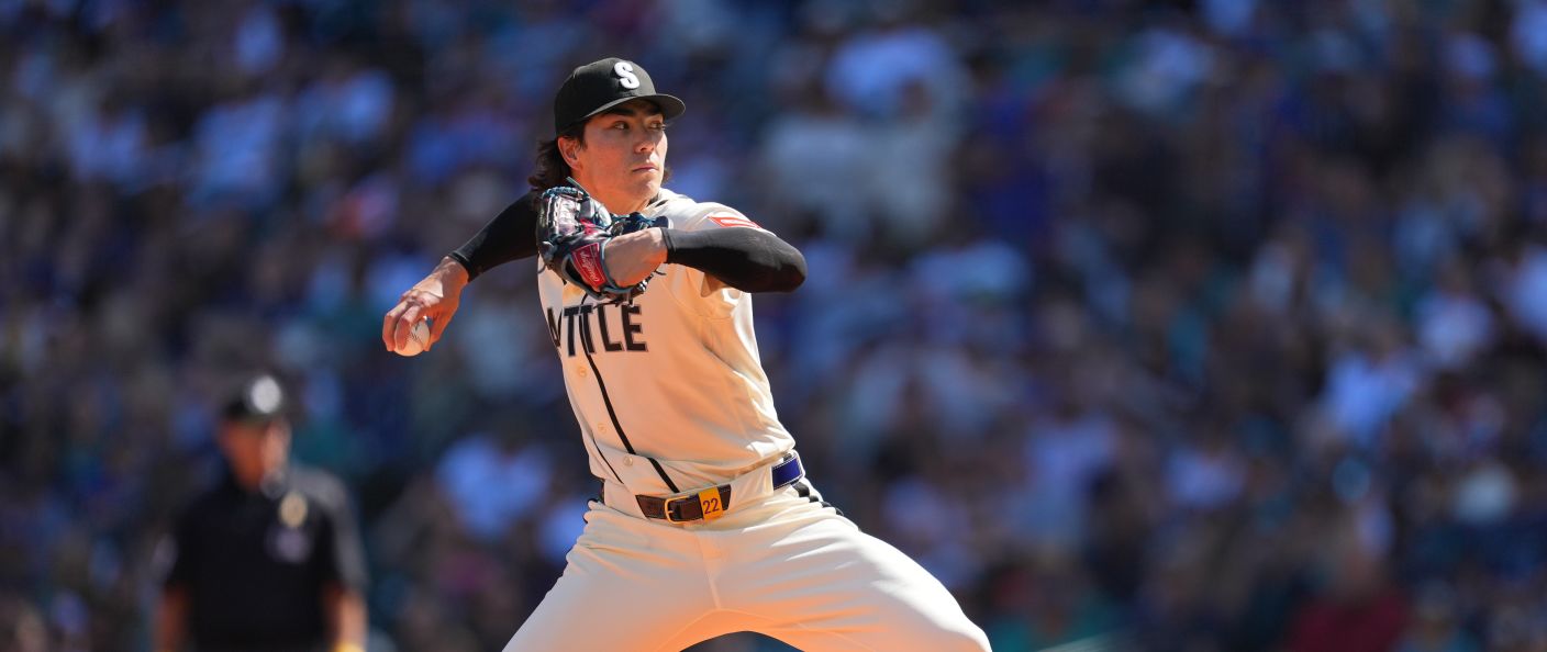 Action du match entre les Athletics et les Mariners, au T-Mobile Park.
