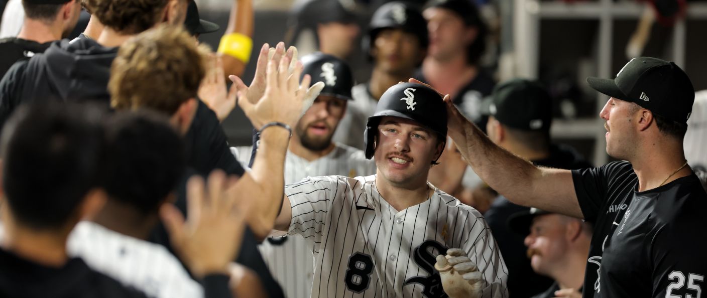 Action du match entre les Twins et les White Sox, au Rate Field.