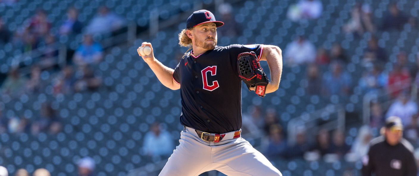Action du match entre les Guardians et les Twins, au Target Field.