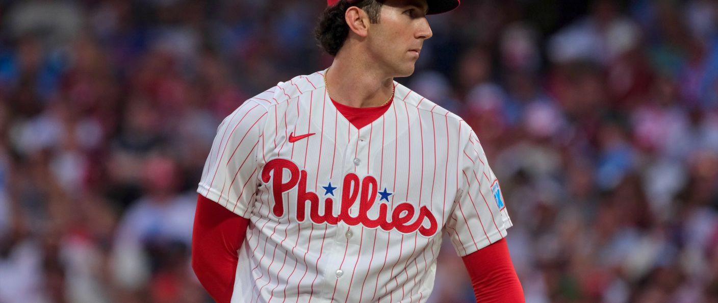 Action du match entre les Cardinals et les Phillies, au Citizens Bank Park.