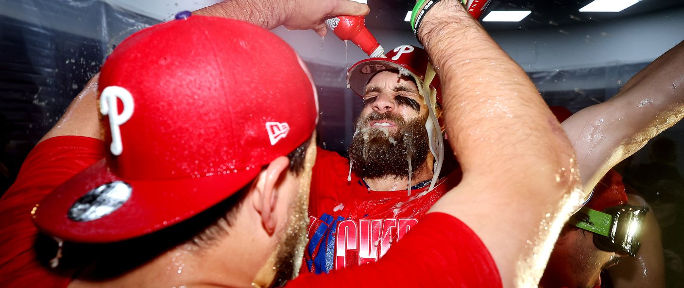 Action du match entre les Rays et les Phillies, au Citizens Bank Park.
