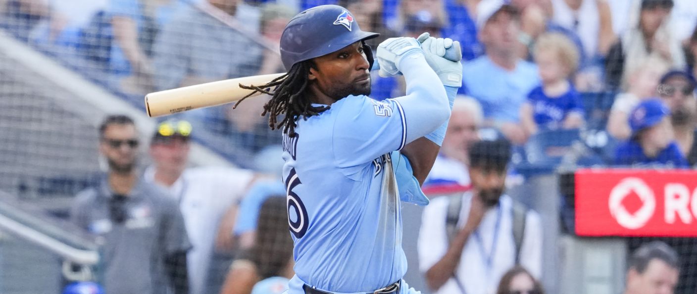 Action du match entre les Yankees et les Blue Jays, au Rogers Centre.