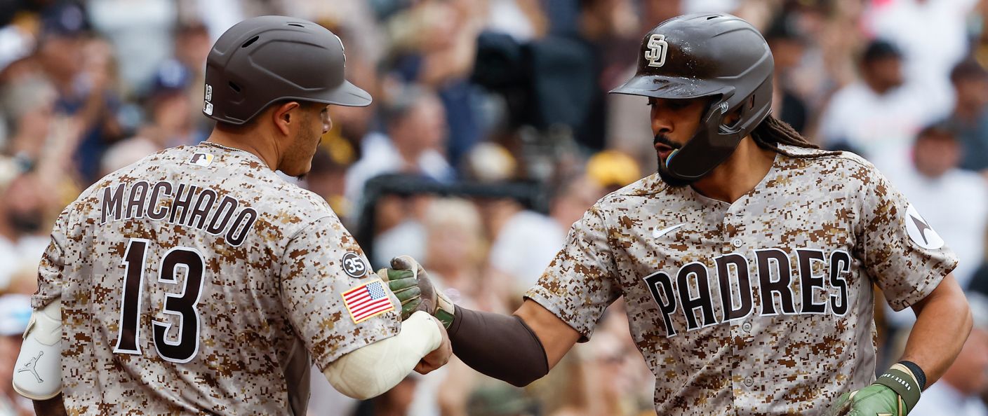 Action du match entre les Astros et les Padres, au Petco Park.