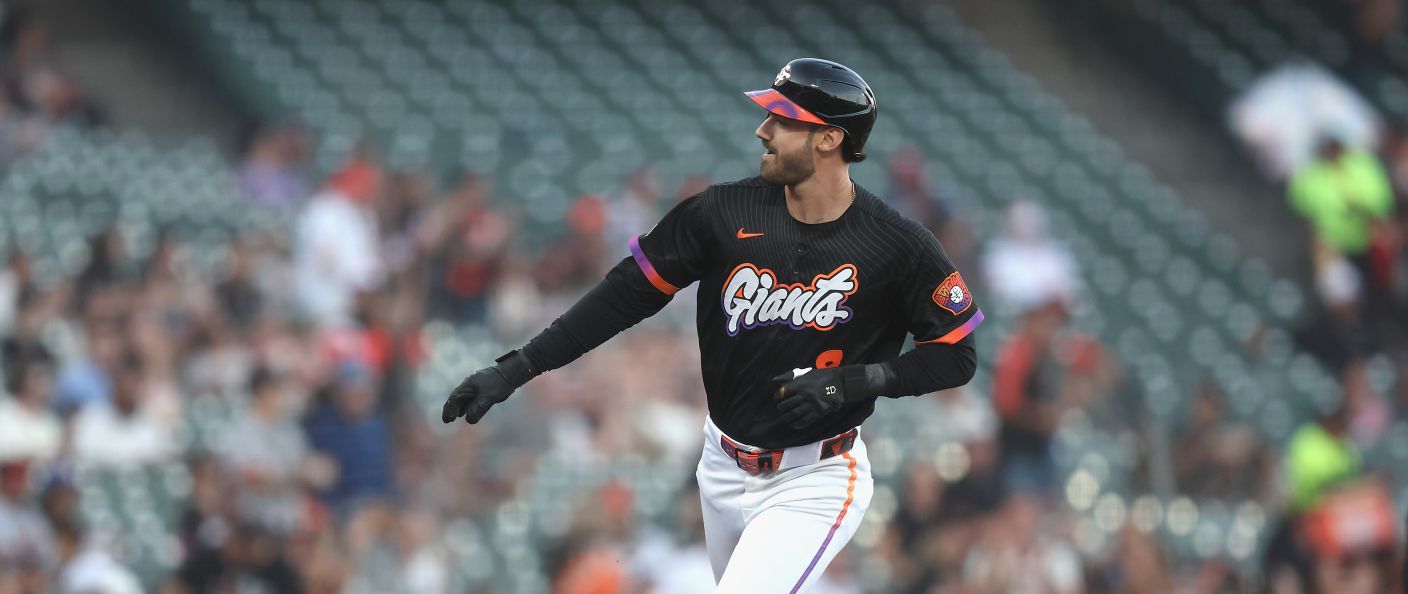 Action du match entre les Cardinals et les Giants, au Oracle Park.